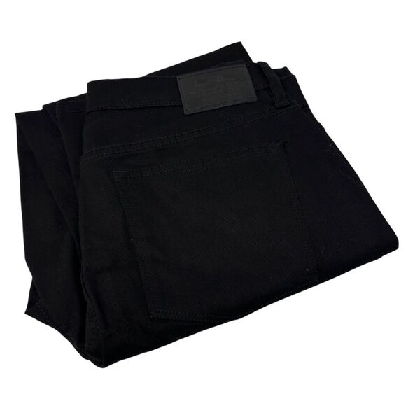 LRL Ralph Lauren Jeans Co Black Classic Straight Leg Denim Women Jeans Size 10 - Picture 3 of 9